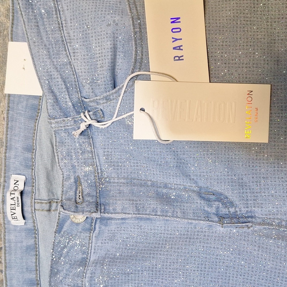 Glitter Sparkles Straight Jean Tags Taken Off No Tags!! - Picture 2 of 3